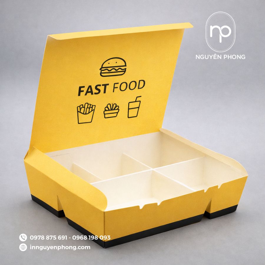 In hộp đựng đồ ăn theo yêu cầu tại TPHCM